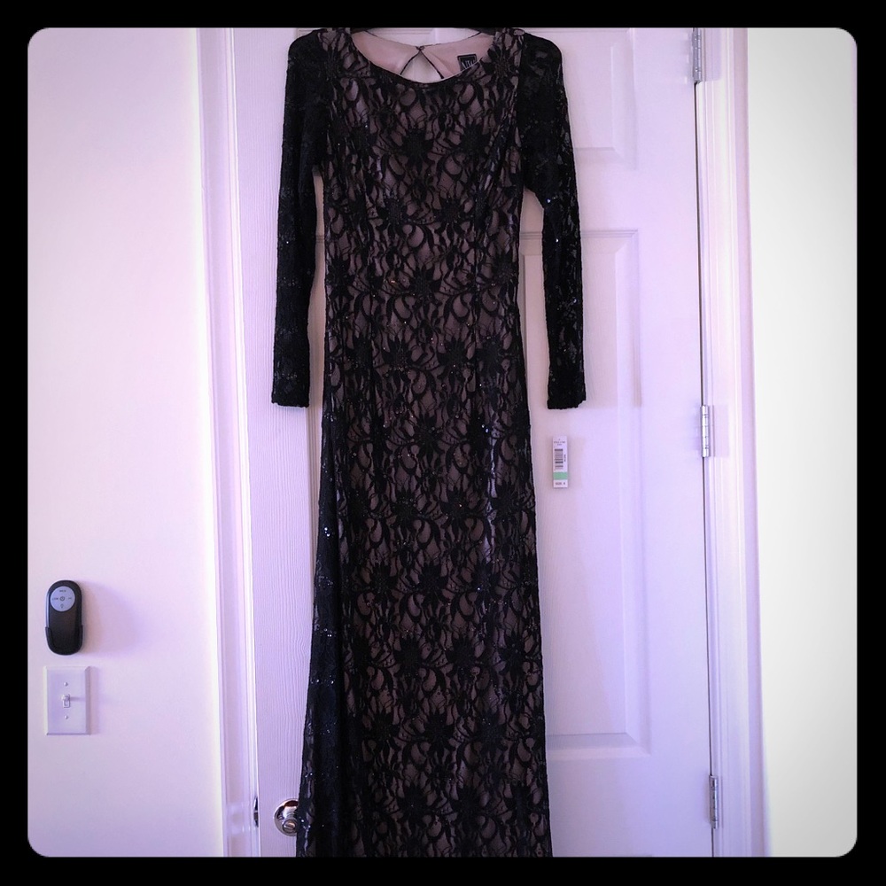 🆕 Night Way Lace Sequined Evening  Gown
